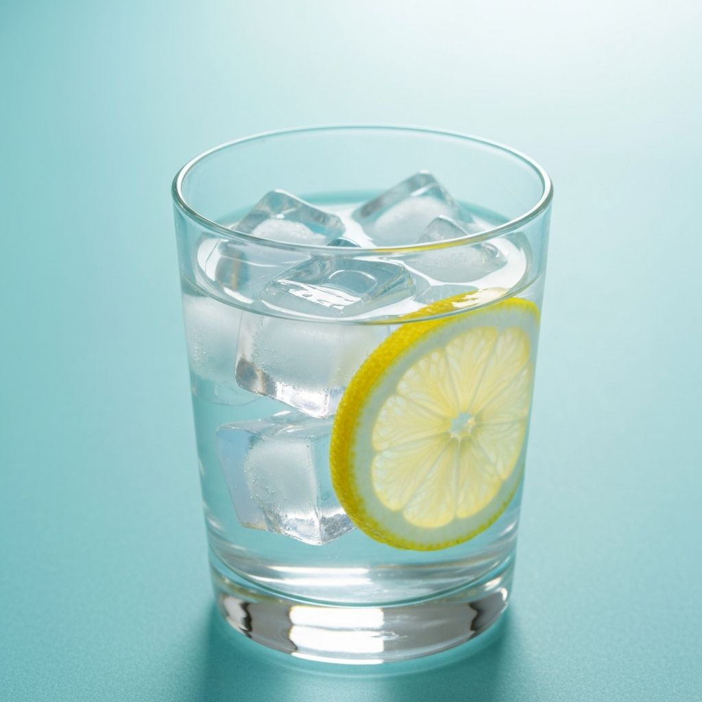 Tiszta víz pohárban